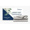thumbnail image 1 of Delara 100% Eucalyptus TENCEL Lyocell Full Sheet Set, 4-Piece, Cooling, Silky Soft, Moisture-Wicking, Breathable, Dove, 1 of 7