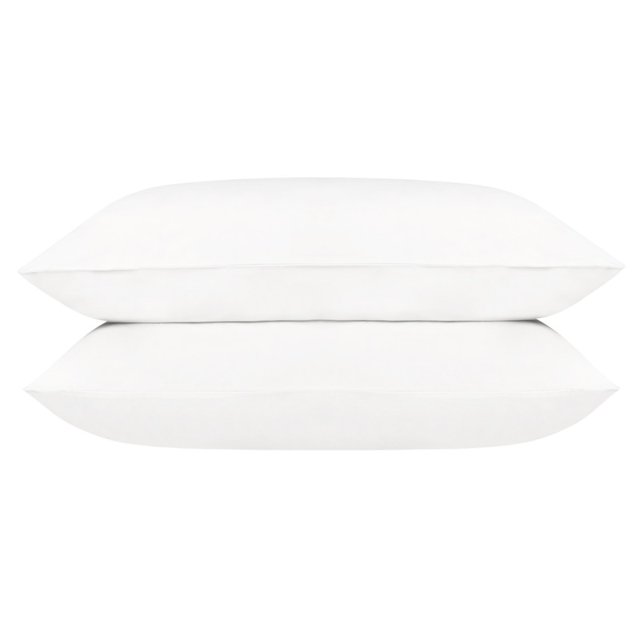 Delara 100 Organic Cotton Percale Pillowcase Pack of 2, GOTS Certified