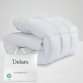 thumbnail image 1 of Delara Twin Organic Cotton Mattress Pad and Protector, Hypoallergenic Down Alternative, Waterproof TPU, Cooling, Noiseless, Mattress Topper & Cover, 1 of 7
