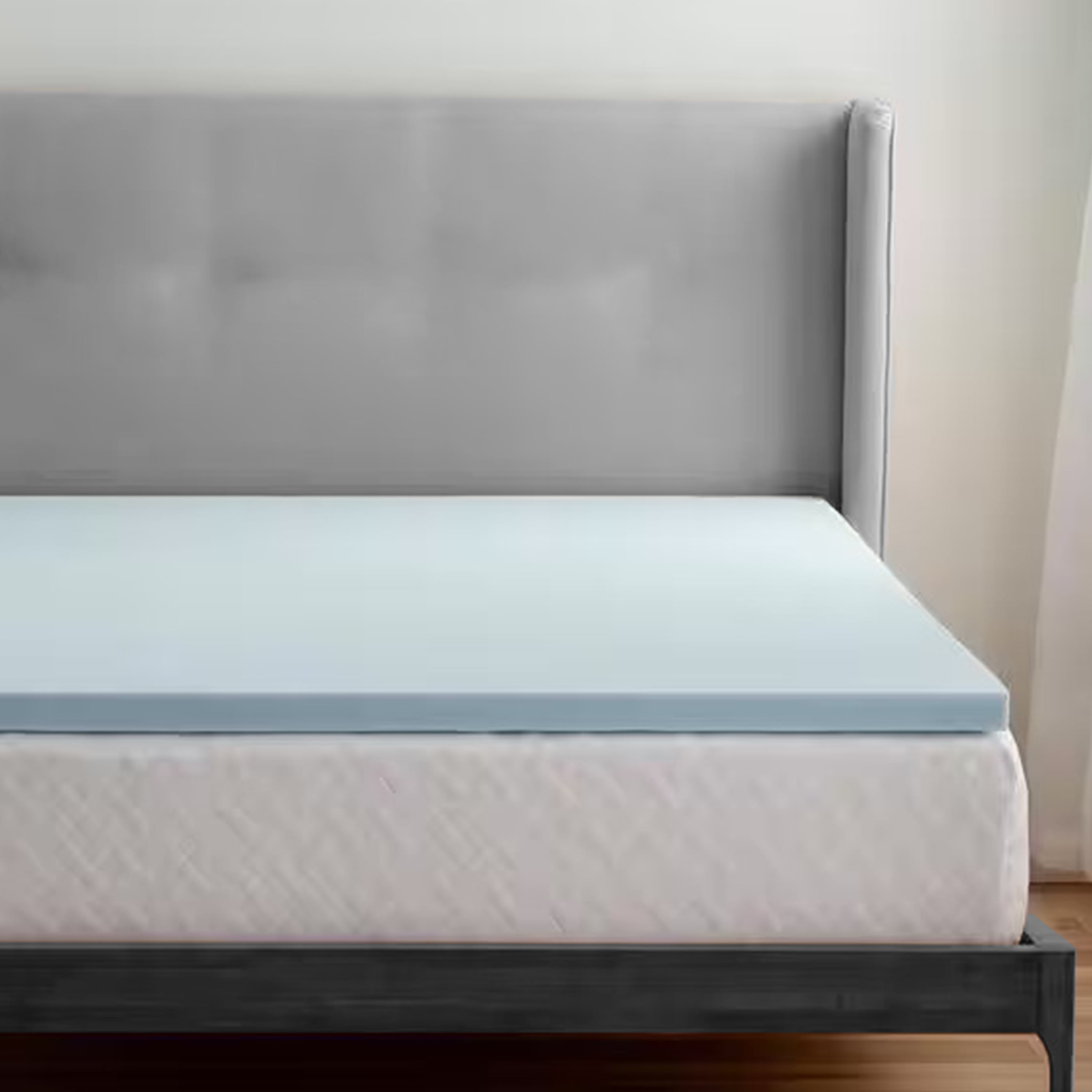 Delara 2 Inch Gel Infused Memory Foam Mattress Topper, CertipurUS