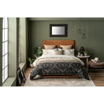 Delara Organic Cotton Duvet Sets 300 Thread Count, 3 Piece Duvet Cover with 2 Shams, Queen