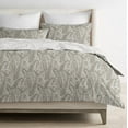 thumbnail image 1 of Delara Organic Cotton Duvet Sets 300 Thread Count, 3 Piece Duvet Cover with 2 Shams, Queen, 1 of 6