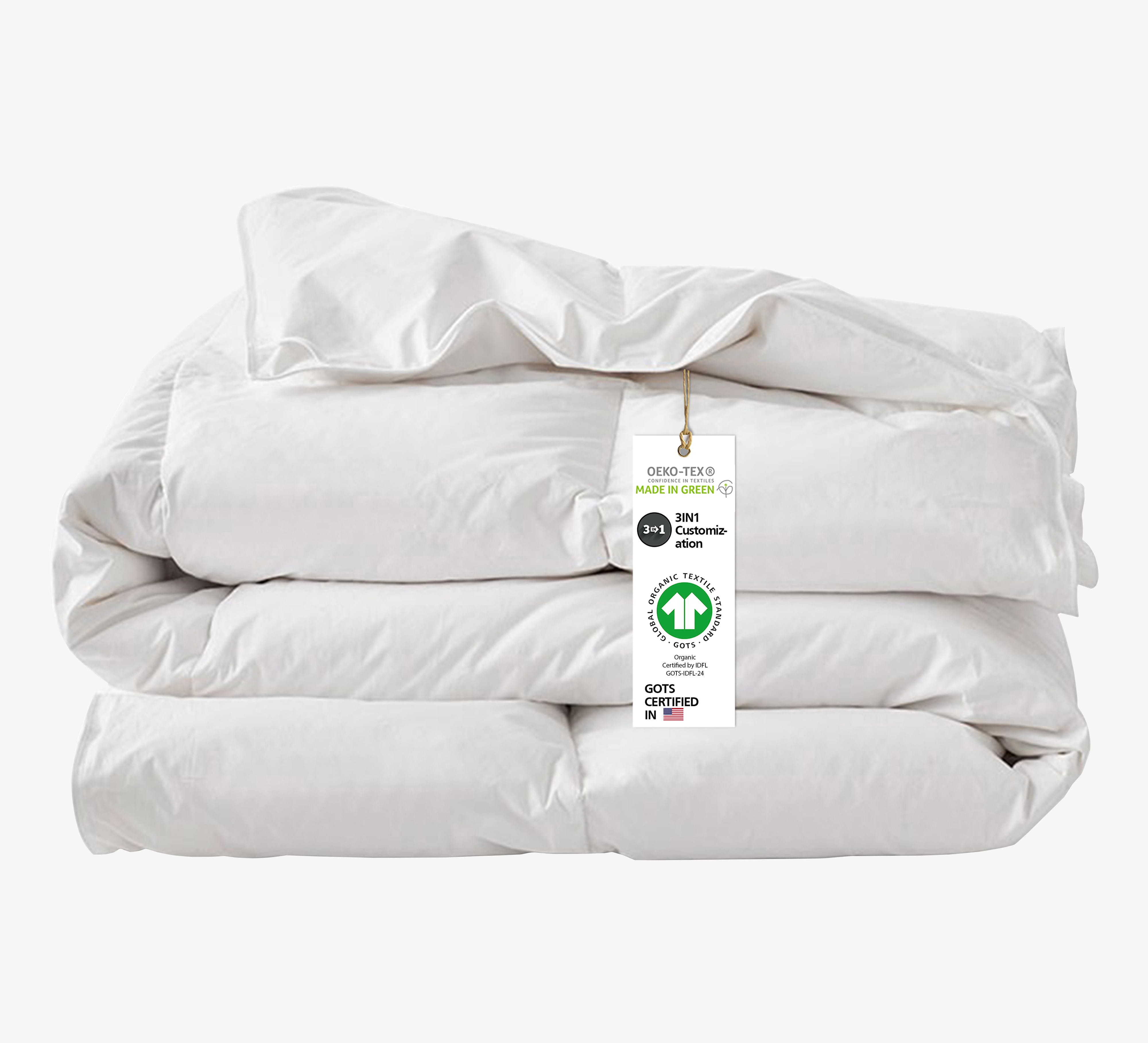 Delara 3IN1 Down Alternative Lightweight Duvet Insert Detachable 300TC