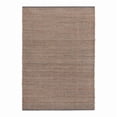 thumbnail image 1 of Delara Dark Grey 8' X 10' Handwoven Jute and Cotton Area Rug, Flatweave, Farmhouse Style, 1 of 9