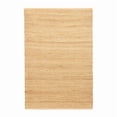 thumbnail image 1 of Delara Handwoven Jute and Cotton Area Rug – Natural Rug, Farmhouse Accent Rug for Living Room, Bedroom, or Entryway – Sustainable, Flatweave, Natural , 5' X 8', 1 of 9