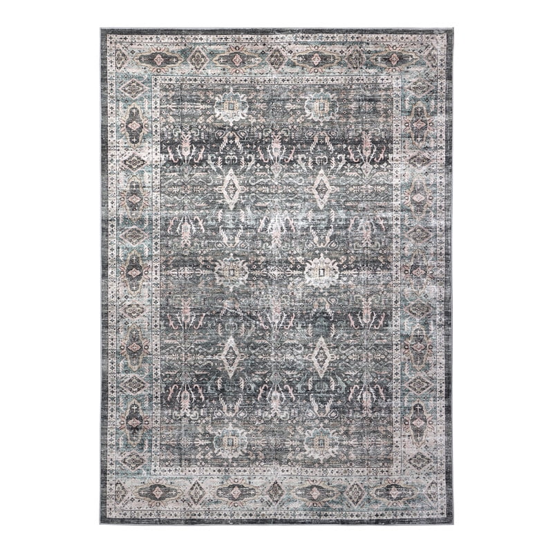 Delara Machine Washable Area Rug, Soft & Durable, NonSlip Backing
