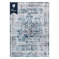 thumbnail image 1 of Delara 8'x10' Machine Washable Area Rug, Soft & Durable, Non-Slip, Stain Resistant, Misty Azure, for Bedroom, Living & Dining Room, 1 of 8