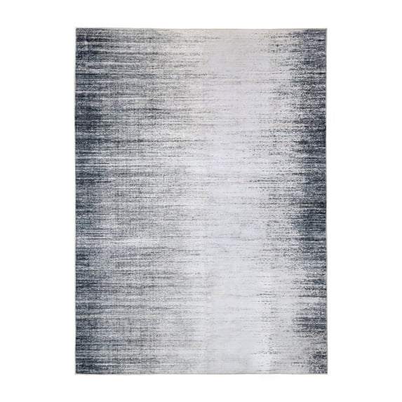 Delara 8'x10' Machine Washable Area Rug, Soft & Durable, Non-Slip, Stain Resistant, Emily, for Bedroom, Living & Dining Room