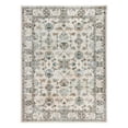 thumbnail image 1 of Delara 5'x7' Machine Washable Area Rug, Soft & Durable, Non-Slip, Stain Resistant, Ivory Bloom, for Bedroom, Living & Dining Room, 1 of 8