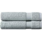 Delara Organic Cotton Luxuriously Plush Hand Towel Pack of 2 | GOTS & OEKO-TEX Certified | Premium Hotel Quality Towels | Feather Touch Technology|650 GSM Long Staple|Soft,Quick Dry & Ultra-Absorbent