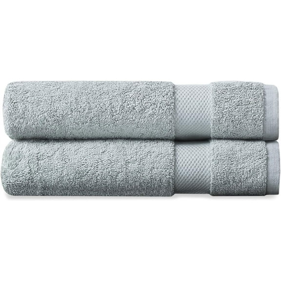 Delara Organic Cotton Luxuriously Plush Hand Towel Pack of 2 | GOTS & OEKO-TEX Certified | Premium Hotel Quality Towels | Feather Touch Technology|650 GSM Soft,Quick Dry & Ultra-Absorbent