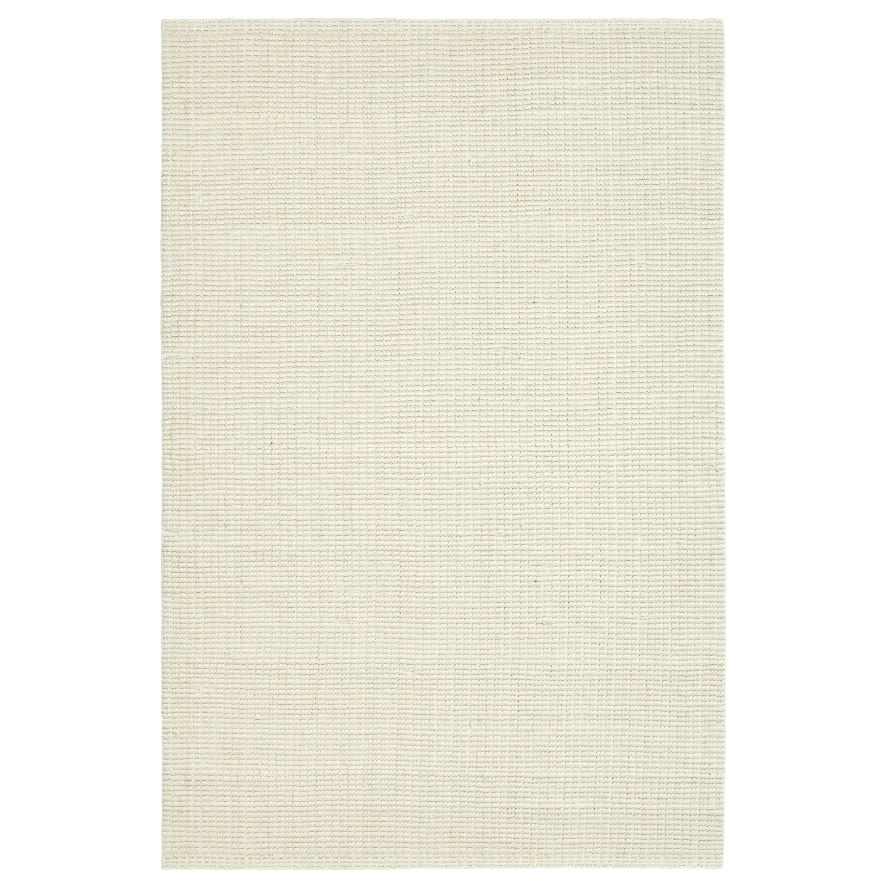 Delara Premium Handwoven Wool and Jute Area Rug, 7'.8" x 10', Natural Boucle, 0.25" Thick, Soft & Durable for Living Room, Bedroom, Entryway