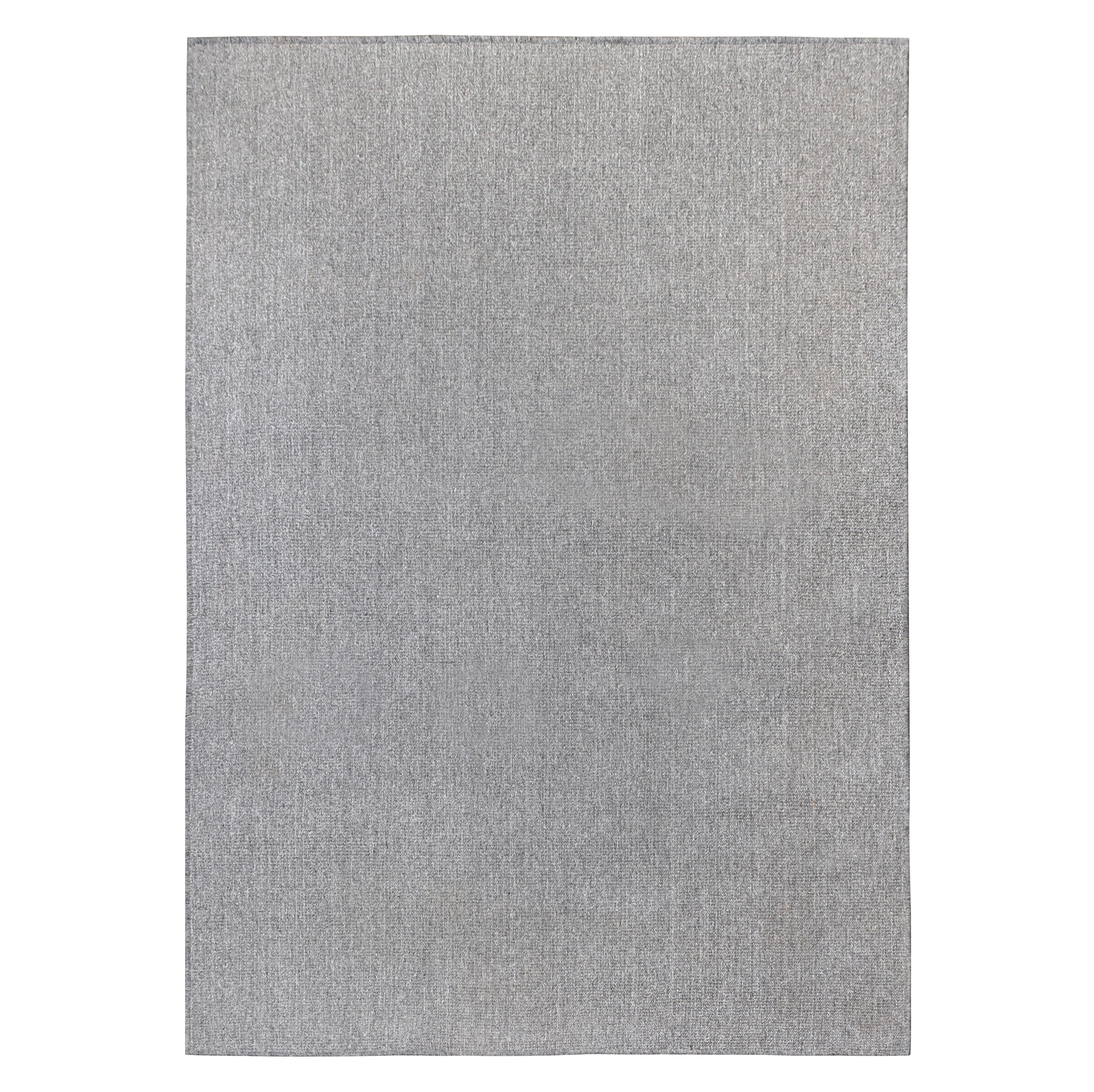 Delara Dark Grey 5' x 8' Indoor Outdoor Area Rug, Non-Shedding, Hose Washable, Easy Clean, Recycled Polyester, Sustainable, Living Room & Patio