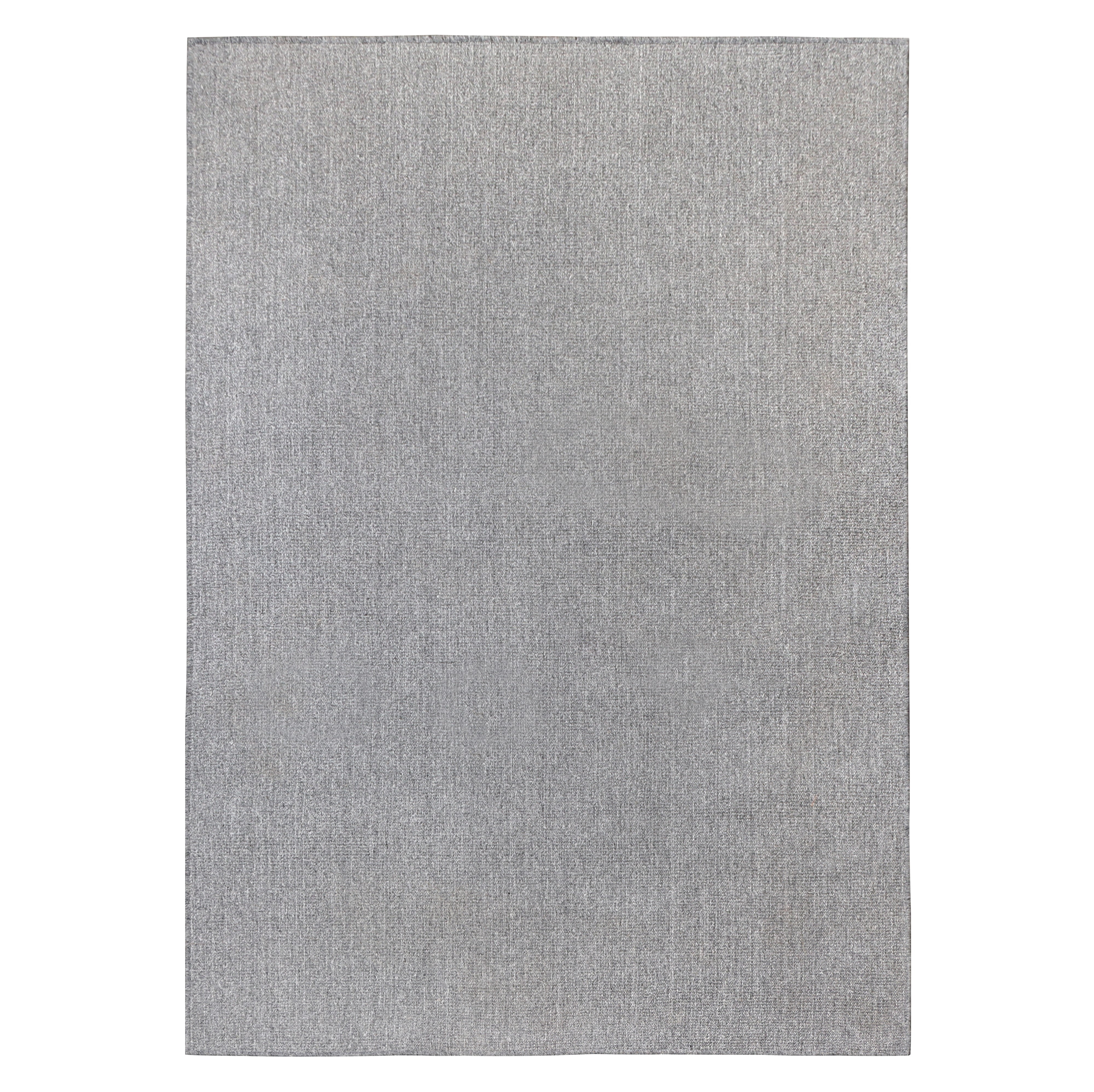 Delara Dark Grey 6' x 9' Indoor Outdoor Area Rug, Non-Shedding, Hose Washable, Easy Clean, Recycled Polyester, Sustainable, Living Room & Patio