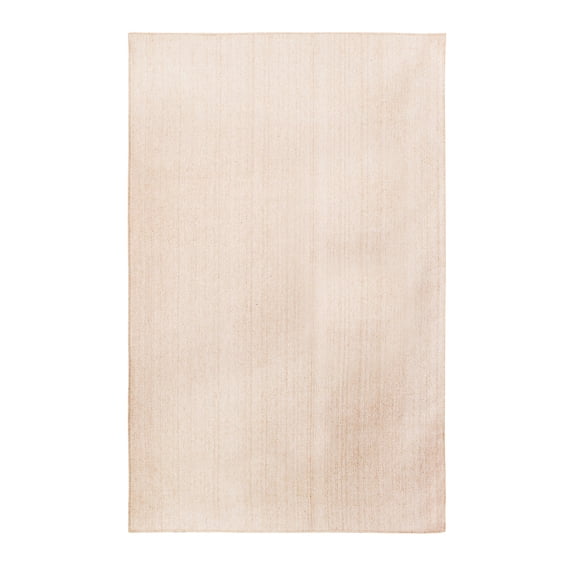 Delara Light Beige 5' x 8' Indoor Outdoor Area Rug, Non-Shedding, Hose Washable, Easy Clean, Recycled Polyester, Sustainable, Living Room & Patio