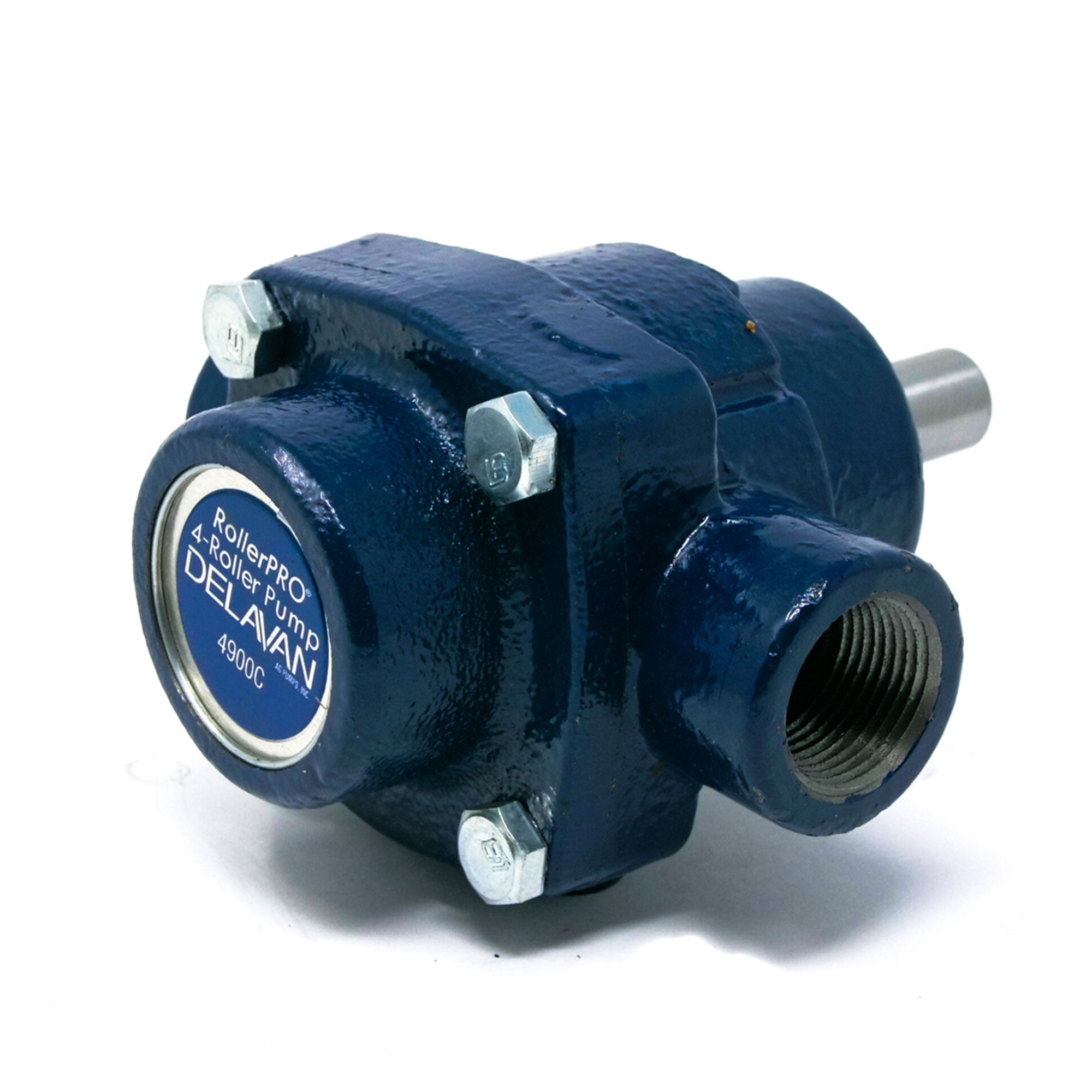 Delavan 4900C 9.2 GPM 150 PSI 2600 RPM Cast Iron Solid Shaft 4-Roller Water Pump
