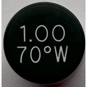 Delavan Oil Nozzle 1.00 70 W All Purpose Spray, Semi-Hollow Cone Oil Burner Nozzle, Green Cap