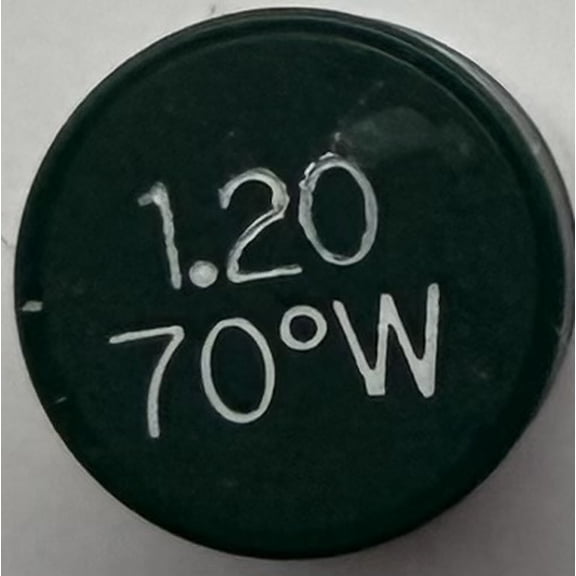 Delavan Oil Nozzle 1.20 70 W All Purpose Spray, Semi-Hollow Cone Oil Burner Nozzle, Green Cap