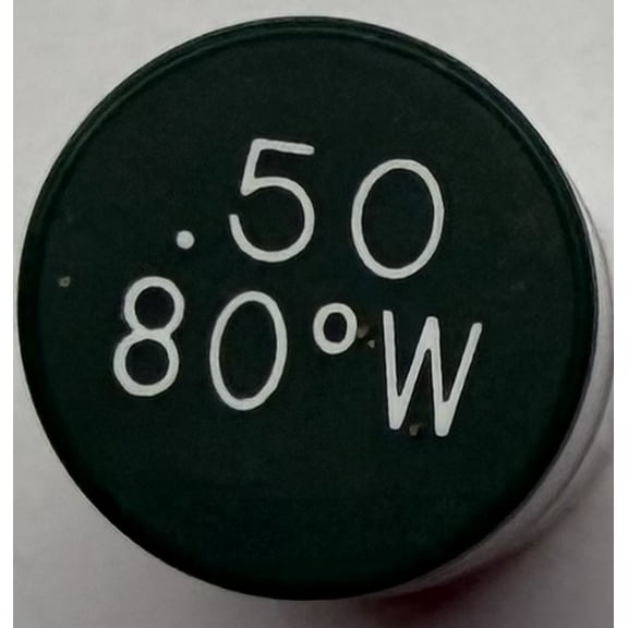 Delavan Oil Nozzle .50 80 W All Purpose Spray, Semi-Hollow Cone Oil Burner Nozzle, Green Cap