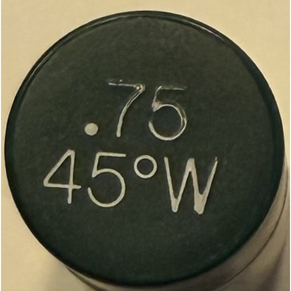 Delavan Oil Nozzle .75 45W All Purpose Spray, Semi-Hollow Cone Oil Burner Nozzle, Green Cap