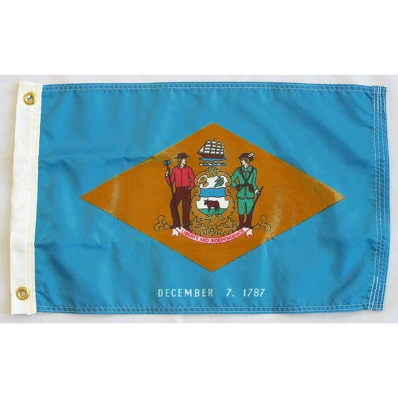 Delaware - 12"X18" Nylon Flag