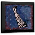 thumbnail image 1 of Delaware 15x15 Black Modern Framed Museum Art Print Titled - Art Licensing Studio, 1 of 5
