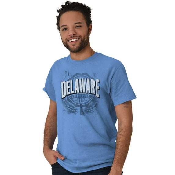Delaware DE Student Campus Pride Plus Size Crewneck Graphic Tee Shirt Brisco Brands 3X