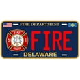 thumbnail image 1 of Delaware Fire And Rescue Novelty Car Auto License Plate, 1 of 2