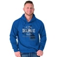 thumbnail image 1 of Delaware Lighthouse Cool DE Map Shape Unisex Plus Fleece Graphic Hoodie Brisco Brands 5X, 1 of 5