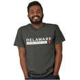 thumbnail image 1 of Delaware Map State Shape Established Men's Graphic T Shirt Tees Brisco Brands X, 1 of 6