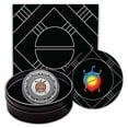 thumbnail image 1 of Delaware Nation 1 oz Silver Colorized Proof (w/ Box & COA), 1 of 4