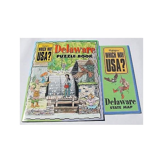 Pre-Owned Delaware Puzzle Book (Highlights Which Way USA?) Paperback