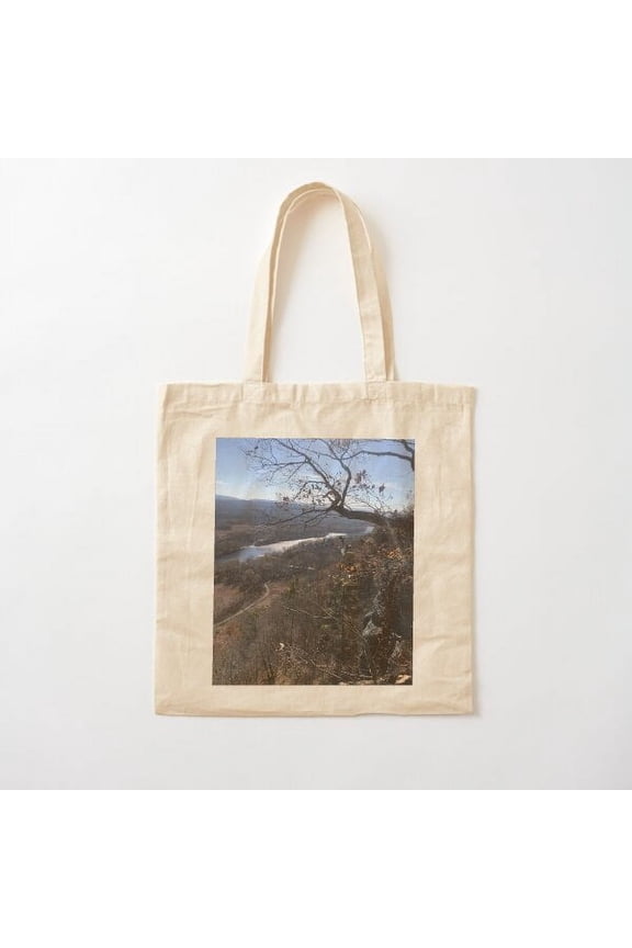 Delaware River Canvas Tote Bags, Reusable Shopping Bag