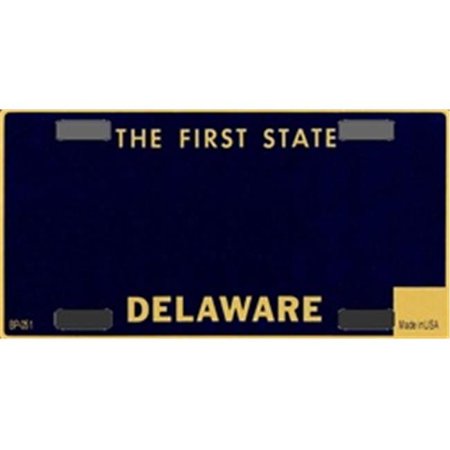 Delaware State Background Blanks Flat- Bicycle License Plates Blanks for Customizing