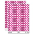 thumbnail image 1 of Delaware State Silhouette 200+ Round Stickers - Hot Pink - Matte Finish - 0.50" Size, 1 of 3