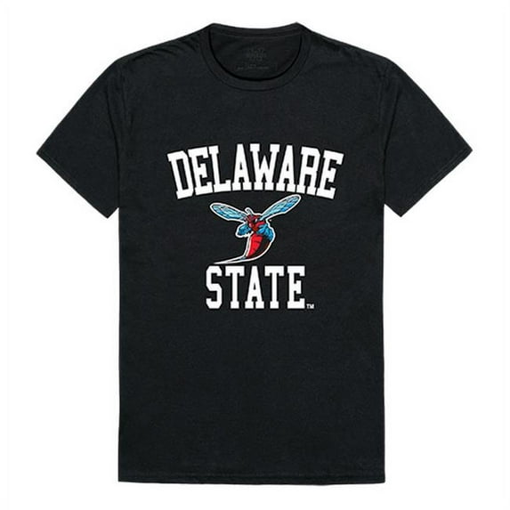 Delaware State University Arch T-Shirt, Black & White - Large