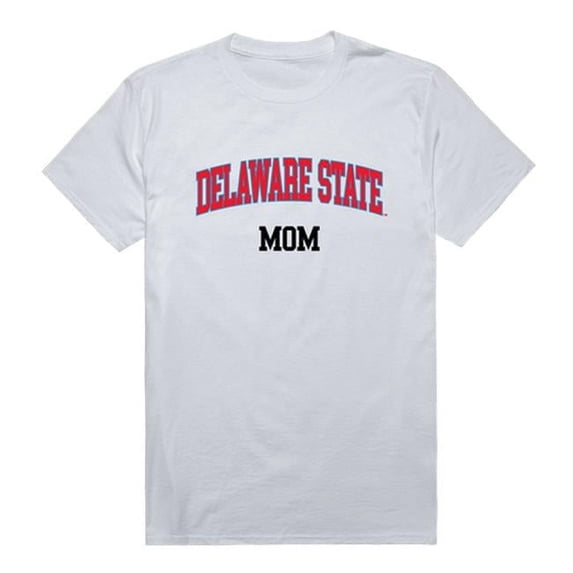 Delaware State University College Mom T-Shirt, White - Extra Large