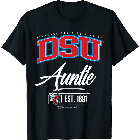 Delaware State University, DSU HBCU Auntie T-Shirt, Unisex T-Shirt