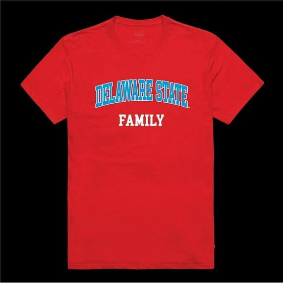 Delaware State University Hornets Family T-Shirt, Red - Extra Large
