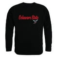 thumbnail image 1 of Delaware State University Script Crewneck T-Shirt, Black - Extra Large, 1 of 1