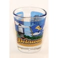 thumbnail image 1 of Delaware State Wraparound Shot Glass, 1 of 3