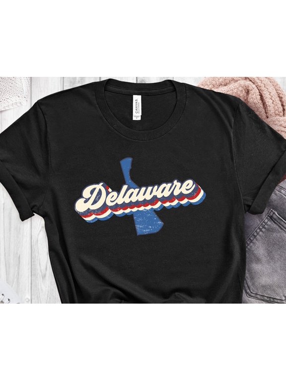 Delaware Tee Classic State Design Unisex and Womenamp39s Fit