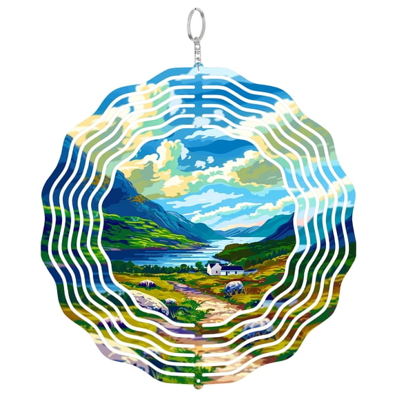 Delaware Water Gap River 3D Wind Spinner Metal Yard Art Hanging Decor Outdoor Garden Gift For Hiker