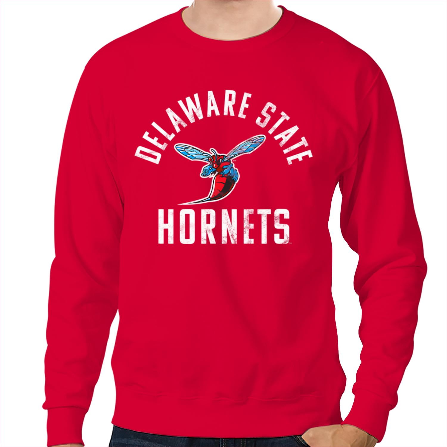 Delaware state university dsu hornets large Sweatshirt Trending Unisex Cotton Sweatshirt Walmart