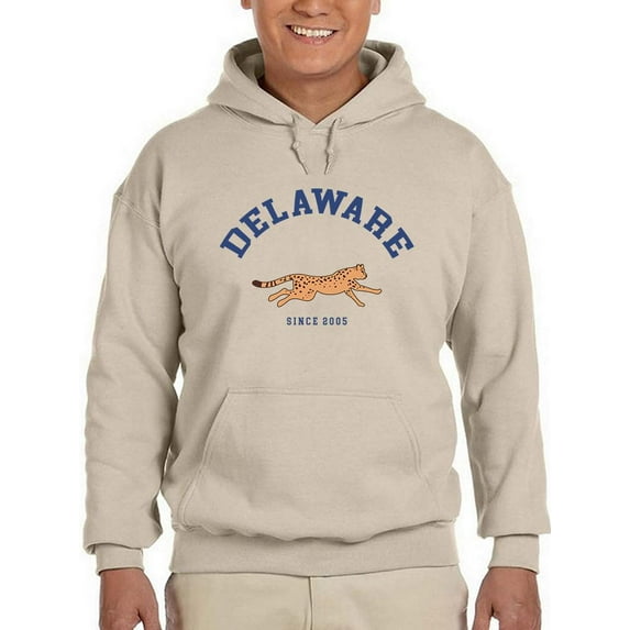 Delawere 2005 Running Cheetah Hoodie Men -Image by Shutterstock, Male 4X-Large