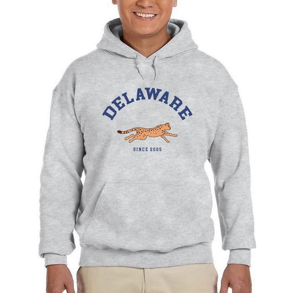 Delawere 2005 Running Cheetah Hoodie Men -Image by Shutterstock, Male Medium