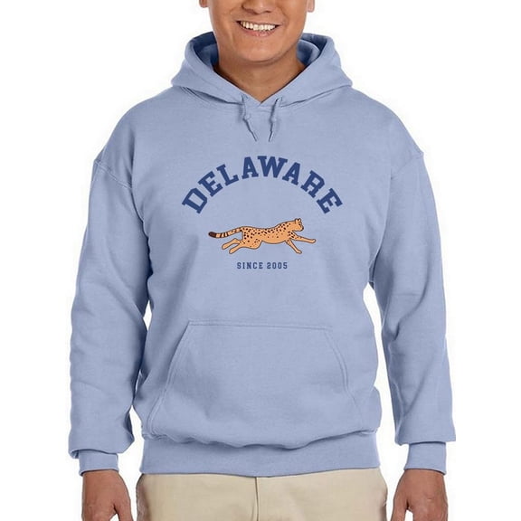 Delawere 2005 Running Cheetah Hoodie Men -Image by Shutterstock, Male Medium