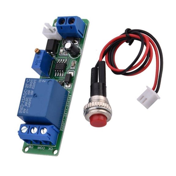 Delay Off Switching Module 12V Adjustable Timer Delay Turn OFF Module Timing Relaying Time Switching 1~10s Timer Module