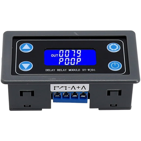 Delay Relay Module Controller 7.1*3.9*2.5cm DC12V Digital Timer Switch