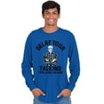 thumbnail image 1 of Delay Talking Until After Game Sports Men's Big & Tall Long Sleeve Graphic Tee Brisco Brands 2X, 1 of 5